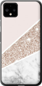 Чехол на Google Pixel 4 XL Пастельный мрамор 4342u-1754 (Серый)