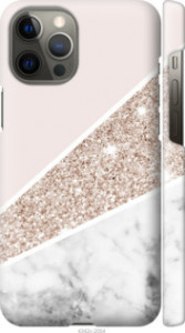 Чехол на iPhone 12 Pro Max Пастельный мрамор 4342m-2054 (Серый)