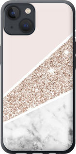 Чехол на iPhone 13 Пастельный мрамор 4342u-2374 (Серый)