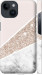 Чехол на iPhone 14 Пастельний мармур 4342m-2648 (Сірий)