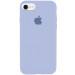 Чохол Silicone Case Full Protective (AA) на Apple iPhone 6/6s (4.7") (Блакитний / Lilac Blue)