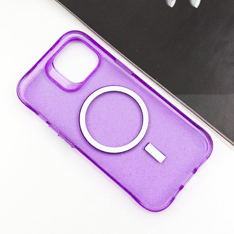 Чохол TPU Radiance with Magnetic safe для Apple iPhone 13 (6.1") (Purple) в магазині vchehle.ua