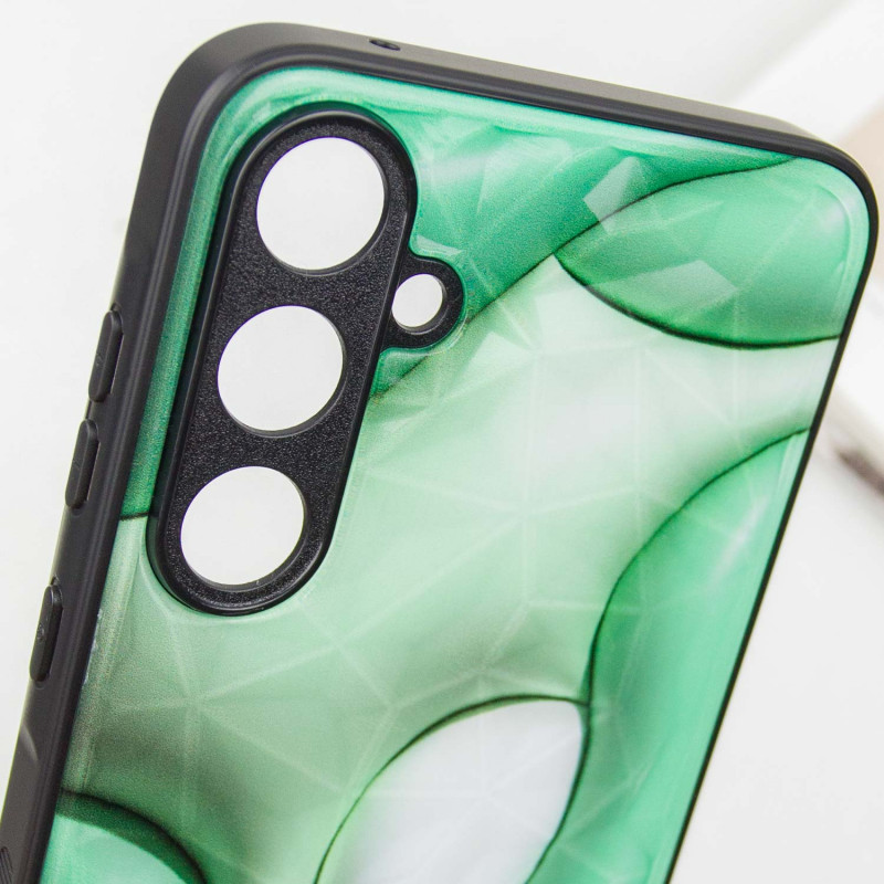 Замовити TPU+PC чохол Prisma BubbleGum на Samsung Galaxy A35 (3D Green) на vchehle.ua