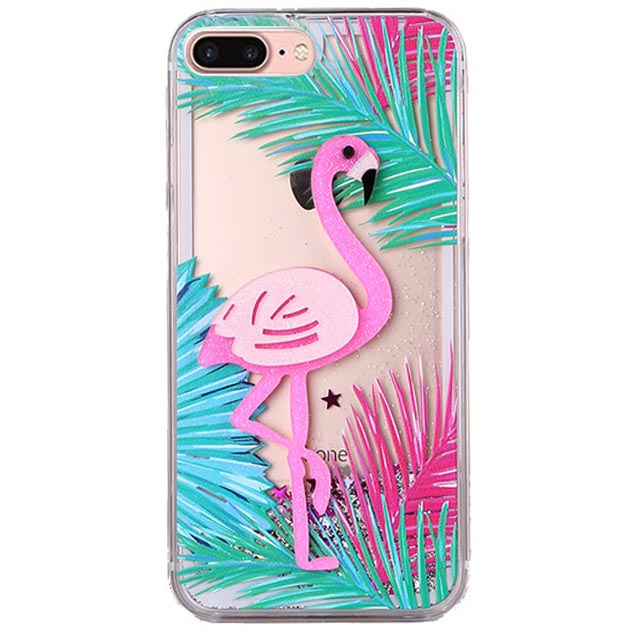 Пластиковая накладка Shine Flamingo для Apple iPhone 7 plus / 8 plus (5.5")