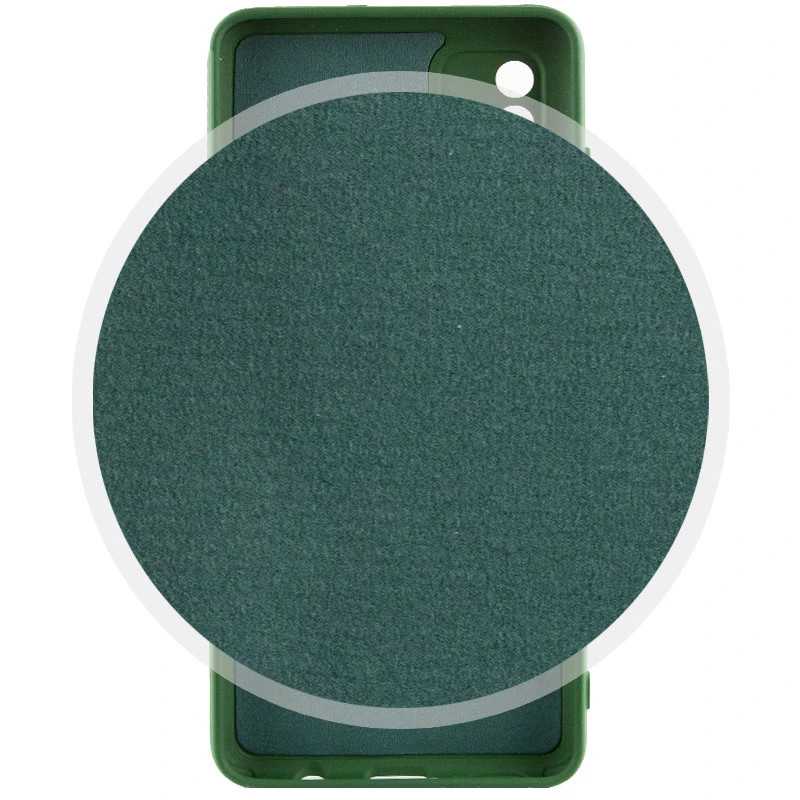 Фото Чохол Silicone Cover Lakshmi (AA) на Samsung Galaxy A31 (Зелений / Dark green) в маназині vchehle.ua