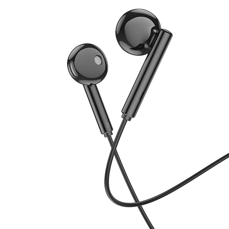 Навушники Borofone BM82 Art music wire control (3.5mm/1.2m) (Black)