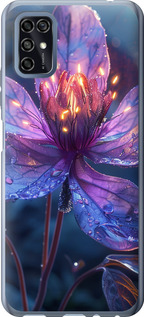 Чехол для ZTE Blade V2020 Smart Магический цветок (Фиолетовый)