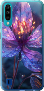 Чехол для ZTE Blade A7 2020 Магический цветок (Фиолетовый)