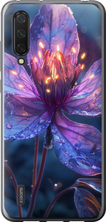 Чехол для Xiaomi Mi CC9 Магический цветок (Фиолетовый)