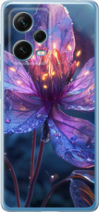 Чохол для Xiaomi Redmi Note 12 Pro+ 5G Магічний квітка (Фіолетовий)