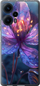 Чехол для Xiaomi Redmi Note 12 Turbo Магический цветок (Фиолетовый)