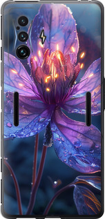 Чохол для Xiaomi Poco F4 GT Магічний квітка (Фіолетовий) (Фіолетовий)