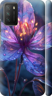 Чехол для Xiaomi Poco M3 Магический цветок (Фиолетовый)