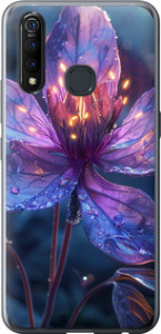 Чехол для Vivo Z5X Магический цветок (Фиолетовый)