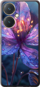 Чехол для Vivo Y27 Магический цветок (Фиолетовый)