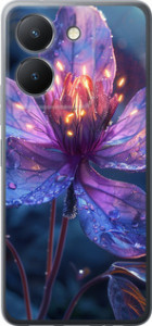 Чехол для Vivo Y36 5G Магический цветок (Фиолетовый)