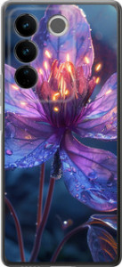 Чехол для Vivo S16 Pro Магический цветок (Фиолетовый)