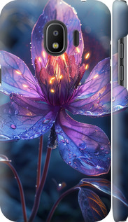 Чохол для Samsung Galaxy J2 2018 Магічний квітка (Фіолетовий)