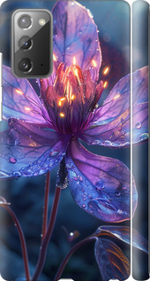 Чохол для Samsung Galaxy Note 20 Магічний квітка (Фіолетовий)