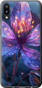 Чехол для Samsung Galaxy M10 Магический цветок (Фиолетовый)