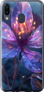Чехол для Samsung Galaxy M20 Магический цветок (Фиолетовый)