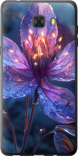 Чехол для Samsung Galaxy C9 Pro Магический цветок (Фиолетовый)