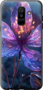 Чехол для Samsung Galaxy A6 Plus 2018 Магічний квітка (Фіолетовий)