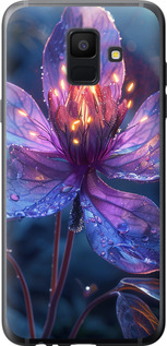 Чехол для Samsung Galaxy A6 2018 Магический цветок (Фиолетовый)