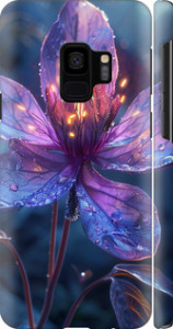 Чехол для Samsung Galaxy S9 Магический цветок (Фиолетовый)