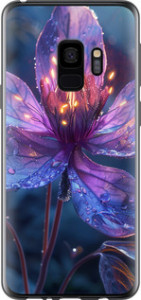 Чехол для Samsung Galaxy S9 Магический цветок (Фиолетовый)