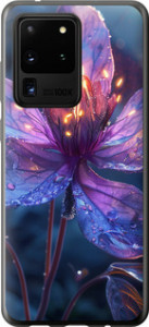 Чехол для Samsung Galaxy S20 Ultra Магический цветок (Фиолетовый)