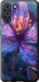 Чехол для Samsung Galaxy S21 FE Магический цветок (Фиолетовый)