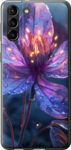 Чехол для Samsung Galaxy S21 Plus Магический цветок (Фиолетовый)
