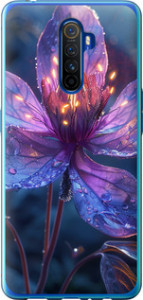 Чохол для Realme X2 Pro Магічний квітка (Фіолетовий)