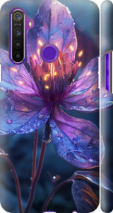 Чехол для Realme 6i Магический цветок (Фиолетовый)