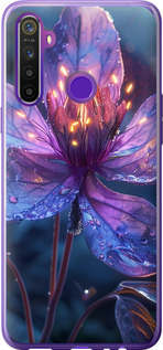 Чехол для Realme 6i Магический цветок (Фиолетовый)
