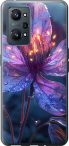 Чехол для Realme GT Neo 2 Магический цветок (Фиолетовый)