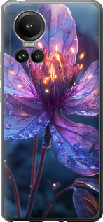 Чохол для Oppo Reno10 Pro Магічний квітка (Фіолетовий)