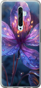 Чехол для Oppo Reno 2Z Магический цветок (Фиолетовый)