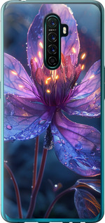 Чехол для Oppo Reno Ace Магический цветок (Фиолетовый)