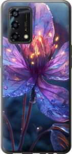 Чохол для Oppo A95 Магічний квітка (Фіолетовий)
