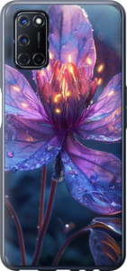 Чехол для Oppo A52 Магический цветок (Фиолетовый)