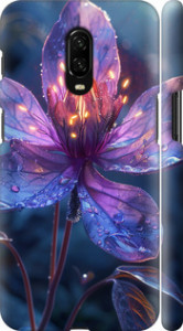 Чехол для OnePlus 6T Магический цветок (Фиолетовый)