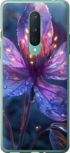 Чехол для OnePlus 8 Магический цветок (Фиолетовый)