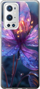 Чехол для OnePlus 9 Pro Магический цветок (Фиолетовый)