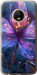 Чехол для Motorola Moto G5 PLUS Магический цветок (Фиолетовый)