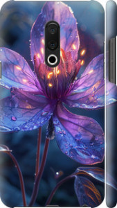 Чехол для Meizu 15 Plus Магический цветок (Фиолетовый)