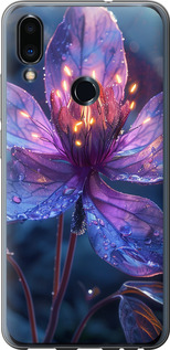 Чохол для Meizu Note 9 Магічний квітка (Фіолетовий)