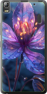 Чохол для Lenovo A7000 Магічний квітка (Фіолетовий)
