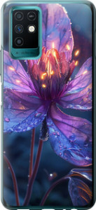 Чехол для Infinix Note 10 Магический цветок (Фиолетовый)
